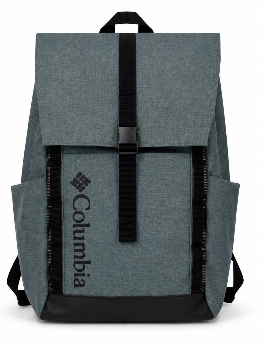 Columbia Men's Gray Roll-Top Backpack with Black Trim